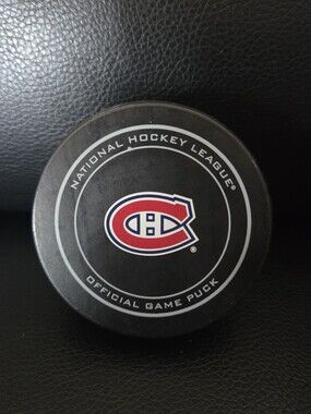 NHL Montreal Canadiens Official Game Puck